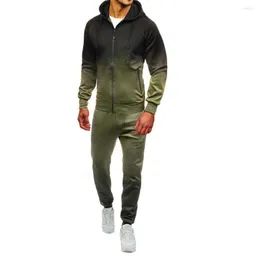 Men's Hoodies Men Jumpsuit Overalls Casual 3D Printed Fashion Hip Hop Drawstring Long Sleeve Zipper Playsuit Slim Sport Tracksuit For Autumn