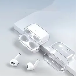 per airpods Pro 2 Custodie per auricolari Accessori airpod pro 3 Cuffie Silicone solido Protettivo Ricarica wireless Copri cuffie Bluetooth Apple