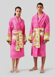 Mens Luxury classic cotton bathrobe men and women brand sleepwear kimono warm bath robes home wear unisex bathrobes size S-4XL