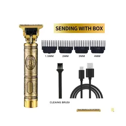 H￥rtrimmer T9 USB Electric Cutting Hine uppladdningsbar ny h￥ring Clipper Man Shaver f￶r m￤n Barber Professional Beard Shaving Devi Dhaor