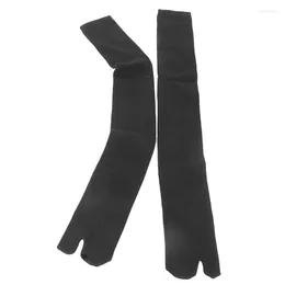 Women Socks 1 Par Tabi Sabots 2-Toe EU35-44 för män / svart