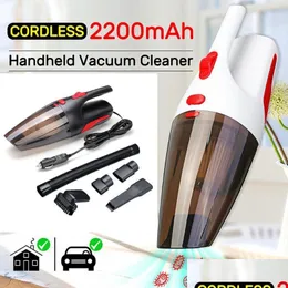 Car Vacuum Cleaner Newest Portable Handheld Cordless/Car Plug 120W 12V 5000Pa Super Suction Wet/Dry Vaccum For Home1 Drop Delivery M Dhkxc