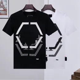 homens verão novo produto camiseta moda manga curta camiseta roupas casual caveira impressão de carta hip hop novo estilo camiseta masculina roupas m3xl #Shopee95