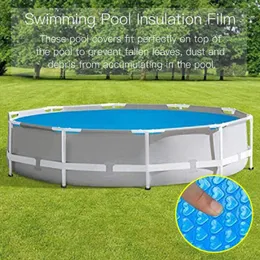 Acessórios para piscina Capa de natação PE Bubble Film Film Proférico à prova de pó à prova de poeira Bloco solar