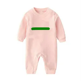 Ins Bebek Tonpers Bebek Erkek ve Kız Romper Tasarımcı Stripes Tulumlar% 100 Pamuk Marka Çocuk Giyim2616