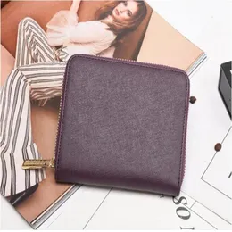 2020 ünlü yeni çanta lady pu kısa cüzdan çok renkli para çanta kartı tutucu kadın klasik fermuar pocke 60067#20311v