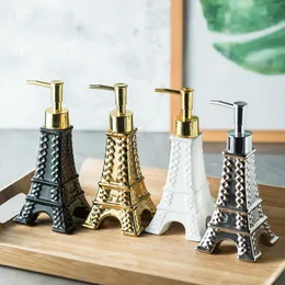 Модные инструменты для ванны 200 мл керамического жидкого мыла диспенсер элегантная форма башни.