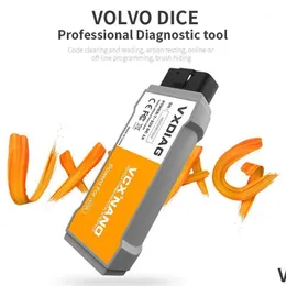 Kodläsare skannar verktyg vxdiag vcx nano för voo bildiagnostiskt verktyg mer powerf än tärning 2014d drop leverans mobiler motorcyklar v dha1p