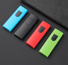 Oplaadbare elektronische sigaretten USB Flameless Cigar Touch Lighter 10 kleuren Kies roken inductieve aanstekers gereedschapsaccessoires