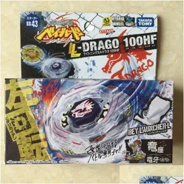 Spinning top Takaras tomy japońskie beyblade metal walka BB43 Lightning l Drago 100Hf Launcher 220616 Drop dostawa