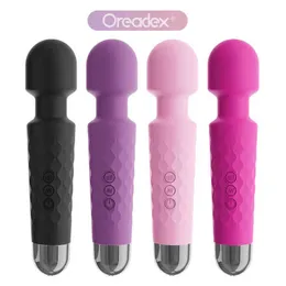 Vibratore Oreadex Nuovi vibratori per donne Dildo senza fili Stimolatore del clitoride Usb Massaggiatore ricaricabile Giocattoli del sesso Adulti 18 0803