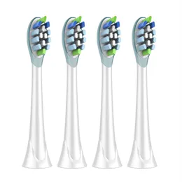 Cabeza de cepillo de dientes de lote de 4 piezas FornbHBJ Diamondclean Hydroclean Negro HX9054P Cepillo de dientes eléctrico Cabezon243V