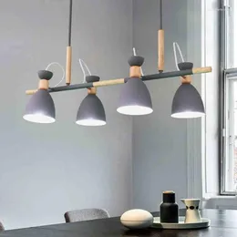 Lâmpadas pendentes Luzes LED para cozinha Nórdica Restaurante Lâmpada de Hang Hang Lamp E27 Luminária Luminária Luminária Interior