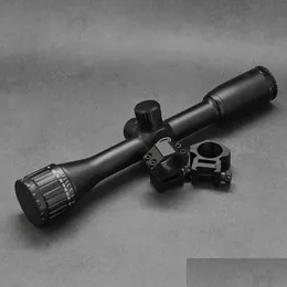 ESCOPES 4x32 AO Mil Dot Rifle Optics Alcance de 1 pulgada Anillo de tubo 1/4 MOA Hunting Shooting Airsoft Riflescope Drop entrega 202 K4