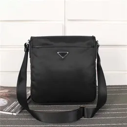 Лучшие мужские роскошные дизайнерские сумки черный нейлон водонепроницаемый