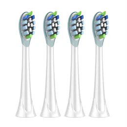 Cabezales de cepillo de dientes de lote de 4 piezas FornbHBJ Diamondclean Hydroclean negro HX9054P Cepillo de dientes eléctrico 200264W