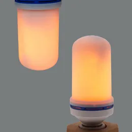 LED Flame glödlampor E26 E12 LED-glödlampa med tyngdkraftssensor flam nattlampa för hemhotell barfest dekoration ac85v-265v crestech168