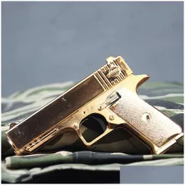 Gun Toys Beretta Colt Desert Eagle G 16 Toy Model Mini Alloy Pistol Gold For Adts Collection Boys Gifts Drop Delivery Dhgmq