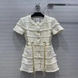 Milan Runway dresses 2022 Spring Summer Ol Neck Panelled Women's Designer Dress Brand Same Style skirtS 0328-4218G