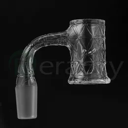 Sandblasted Auto Spinner Evan Shore Quartz Banger Smoke Full Weld Beveled Edge Nials For Dab Rigs Water Pipes