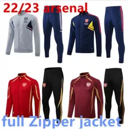 22/23 Pepe Arsen Soccer Jackets Kit 22022 2023 Gunners Ceballos Henry Guendouzi Smith Rowe Willian Tierney Odegaard Saka Thomas Football TrackSuit