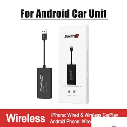 CAR DVR Other Auto Electronics Wireless Carplay Adapter Android Dongle لتعديل SN Car Ariplay Smart Link IOS14 Drop Droviour Mobile DHS5Q