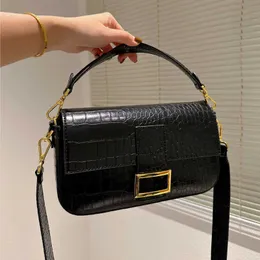 أكياس أكياس حقائب التمساح مصمم حقيبة اليد الفاخرة Baguett Bu Bag Women Women Bag Leather للسيدات 230218