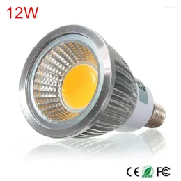 Bulbos E27 Super Bright Dimmable Luz 12W AC85-265V AC110V/220V LED Warm/Cool White Cob Spotlight