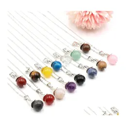 Colares pendentes cura cristal stone natural magia chap￩u de chap￩u pontudo