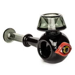 Cool Colorful Glass Eye Style Pipes Dry Herb Tobacco Spoon Bowl Filter Oil Rigs Handpipes Handgjorda b￤rbara bongr￶kning av cigaretth￥llare Tube DHL