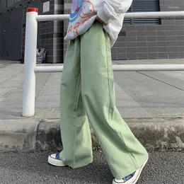 Men's Pants J GIRLS Baggy Men Wide Leg Korean Spring Autumn Solid Color Straight Overalls Casual Trousers Man And Women Bottoms Y2k