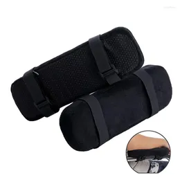 Chair Covers Parts Arm Pad Black Single Memory Foam Armrest Cover Elbow For Office Home Comfortable Pillow