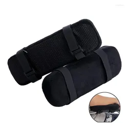 Stol täcker delar arm pad svart enstaka minnesskum armstöd täcke armbåge för kontor hem bekväm kudde