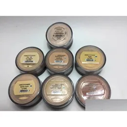 Автомобильный DVR Face Powder Minerals Foundation Original Shief 8g C10 Fair/8g N10 Справедливая свет/8G Средняя C25/8G BEIGE N20/9G Минерал DELI DELI DHWJO