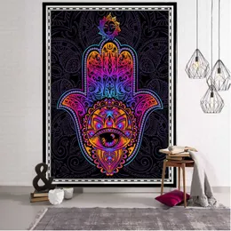 Tapeçarias astrologia tarô tapeçaria parede pendurado psicodélico colorido mandala boêmio hippie tapiz magia decoração de casa