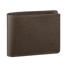 ABER Brand New Wallet Multiple Mens Real Leather Cartetas para homens M60895 Popular Wallets Cartter Wallet Múltiplo Billfold321v