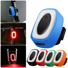 Bike Lights Bicycle Rechargeable Taillight Night Warning Flash Mountain Ride Rear Light Strobe Flashing Safety Accessories
