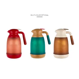 Caffettiere 15 pz / lotto UPS gratuito Boccette sottovuoto Thermos Isolamento pentola thermos Bottiglia d'acqua Thermos protettivo Fodera in vetro 1.0L Mantieni caldo freddo