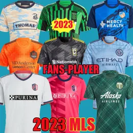 Men's T-Shirts 2023 Portland Houston Timbers Dynamo soccer Jersey Inter St. L ouis City Miami 23 24 New York City Philadelphia FC Cincinnati Union Columbus T231228