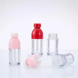 Butelki do przechowywania niestandardowe logo cola w kształcie mini błyszczące rurka liniowa pusta lipgloss rurka szminka pojemniki na szminkę napij butelkę napoje
