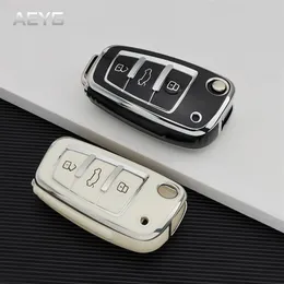 TPU Car Remote Key Case Cover Shell Fob For Audi A1 A3 8L 8P A4 A5 B6 B7 B8 A6 C5 C6 4F RS3 Q3 Q5 Q7 TT 8V S3 S6 R8 TT RS Sline225N