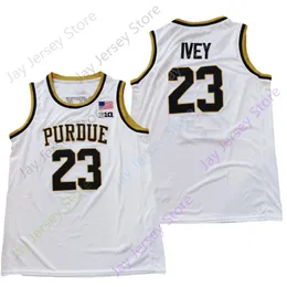 Purdue Boilermakers Basketball Jersey NCAA College Jaden Ivey White Size S-3XL Alla s￶mda ungdomsm￤n