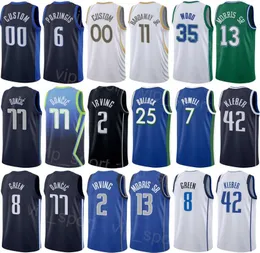 Gedrucktes Earned City Basketball JaVale McGee Jersey 00 Theo Pinson 1 Frank Ntilikina 21 Maxi Kleber 42 Markieff Morris 13 Tim Hardaway Jr 11 Kemba Walker 8 Man Youth