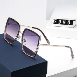 Fashion Women Sunglasses Luxury Designer Rimless Sun Glasses Trimming UV400 Metal Temples Eyeglasses 2023