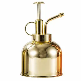 Wasserausrüstung Retro Edelstahl Mini Blütenvase Eimer Kessel Metalldüse Dose Blütenknopf für die Heimdekoration