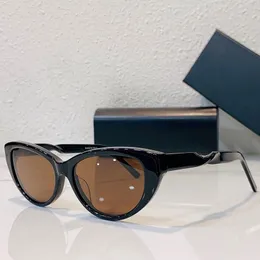 Óculos de sol pretos de verão para mulheres óculos de sol homem lazer e óculos de sol versáteis 0209 estilo de moda 0209SA Lunette de perna de rotação helicoidal