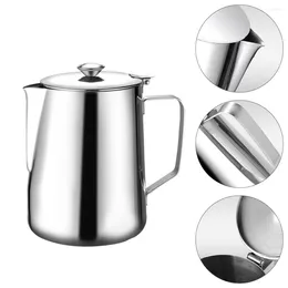 Tazze Tazza Brocca Schiuma Brocca per caffè Ugello Acciaio inossidabile Fusione Cottura a vapore Pentola per caffè espresso Crema Burro Latte Accessori per la preparazione