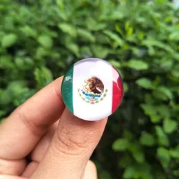 Partys Mexico Flag Brooch Crystal Glass Brooch Metal European American Asian National Flag Brooch Badge National Flag Brooch Team Emblem Crystal