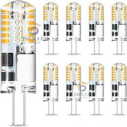 مصابيح LED G4 Dimmable 5W 7W 9W 12W DC12V مصباح الذرة مصباح قطرة الثريا 3014 SMD BOMBILLAS 360 BEAM VILBS