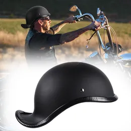 Motosiklet Kaskları Kask Açık Yüz Retro Yarı Motosiklet Yarışı Off Road Casco Moto Capacmotorcycle